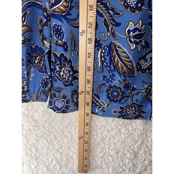 J.Jill Wearever Collection XLT Floral Tunic Polyester Floral Lightweight Blouse - Picture 9 of 10